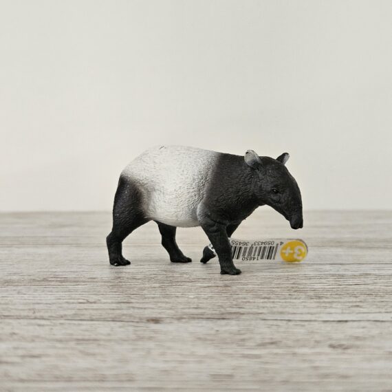 Schleich Figur namens Tapir der Produktwelt Wild Life. Die Figur hat die offizielle Schleichnummer 14850. Es gehört zur Themenwelt Dschungel. Die Figur trägt das Copyrightjahr 2021 und wurde dann von Schleich offiziell lizenziert. Die Schleichfigur wird eingestuft als Regulär.